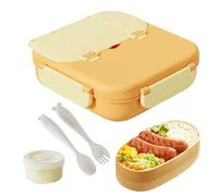 qokeeu Contenitore per il pranzo per alimenti, da 1000 ml, riutilizzabile, per asilo, scuola, campeggio, viaggi, picnic, ufficio, cibo, insalata, panini, snack