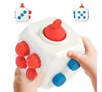 qokeeu Giocattoli educativi - Competenze motorie | Cubo sensoriale per bambini in età prescolare per l'educazione della prima infanzia con interazione e gioco sensoriale per interni