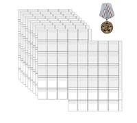 qokeeu Portamonete per collezionisti, album per monete, regalo di Capodanno, raccoglitore per monete, colore: trasparente