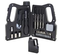 qokeeu Set di attrezzi per hardware | Cacciavite multifunzione con scatola di immagazzinaggio a forma di caraffa d'olio, set di attrezzi per la casa, per casa, ufficio, garage, officina, rimorchi e