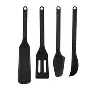 qokeeu Set di utensili da cucina in silicone per cucinare | 4 pezzi non adesivi per cuocere e cucinare, spatola, set da cucina, per friggere, raschiare, servire, raschiare e raschiare