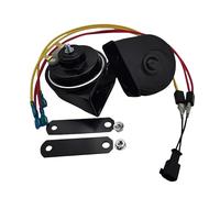 QOKLIYUI 1Pair Impermeabile Corno Auto Clacson Corno Corno per Focus Kuga Fiesta S-Max B-Max C-Max Twin Tone Corno Forte