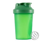 QOKLIYUI Rimani rinfrescato Durante Le Avventure all'Aria Aperta Bottiglia Shaker a Prova di perdite Tazza di Acqua in Polvere per proteine Sportive Portatili PP, Verde