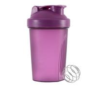 QOKLIYUI Rimani rinfrescato Durante Le Avventure all'Aria Aperta Bottiglia Shaker a Prova di perdite Tazza di Acqua in Polvere per proteine Sportive Portatili PP, Viola