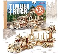 qollorette 3D Puzzle In Legno Rompicapo per Hobby Creativi, Bambini DIY Wooden, Puzzles 3D Modellino Di Camion - Giochi Puzzle Legno