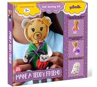 qollorette Imbottiti Feltro Animali Per Bambini, Orsacchiotto Di Peluche Lavoretti Creativi Per Bambini Fai Da Te Kit - Giochi Creativi Set Bricolage
