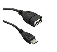 Qoltec 50404 cavo USB 0,2 m USB A Micro-USB B Nero