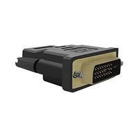 Qoltec 50514 HDMI DVI Nero - cavo e adattatore video (HDMI, DVI, Femmina, Maschio, Nero, Polybag)