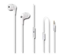 Qoltec 50801 Intr Athekale cuffie con microfono bianco