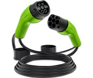 Qoltec 52472 Cavo EV Tipo 2 per la ricarica dell'auto | 230V | 7KW | 32A | 5M