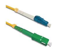 Qoltec 54334 - Cavo in fibra ottica, colore giallo, SC/APC, LC/UPC, lunghezza 5 m