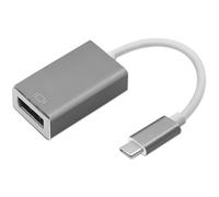 Qoltec Adapter-Übergangsstück USB-C 3.1 | DisplayPort | 4K | MHL | Aluminium