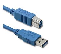 Qoltec Cavo USB 3.0 per la stampante A maschio, 1 m