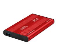 Alloggiamento disco rigido 51860: 2,5" PnP SATA III, USB 3.0 alluminio rosso ...