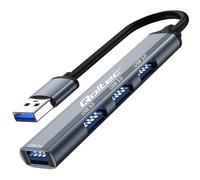 Adattatore Hub Qoltec USB 3.0 4 in 1 | 4x USB 3.0