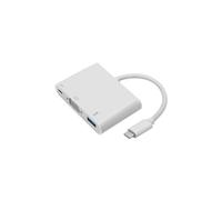 Qoltec Hub Adapter USB-C 3.1 3 in 1 USB 3.0 VGA USB-C 3.1 50426