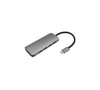 Qoltec Hub USB-C 3.1 5-in-1 4x USB 3.0 DC 50379