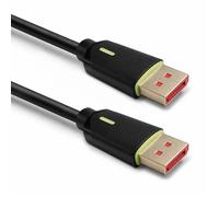 Qoltec Kabel DisplayPort v2.1 męski | DisplayPort v2.1 męski | 8K | 80G | 0.5m