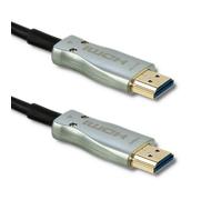 Qoltec Kabel HDMI v.2.0 High Speed | 4K | 60Hz | AOC | Gold | 20m