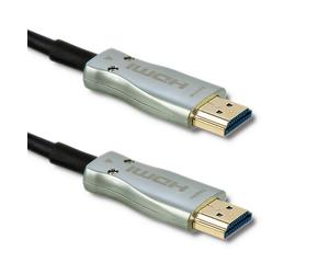 Qoltec Kabel HDMI v.2.0 High Speed | 4K | 60Hz | AOC | Gold | 20m