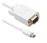 Qoltec Kabel USB 3.1 Typ C Stecker/ VGA Stecker | Full HD | Alternate Mode | 1m
