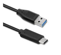 Qoltec Kabel USB typ C 3.1 męski | USB 3.0 typ A męski | 0.25m