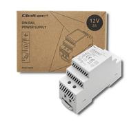 Qoltec Netzteil für DIN-Schiene | 24W | 12V | 2A | Grau