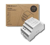 Qoltec Netzteil für DIN-Schiene | 60W | 24V | 2,5A | Grau