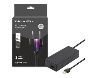Qoltec Netzteil für Lenovo-Laptop 65W | 20V | 3.25A | Slim Tip+Pin | + Netzkabel