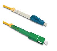 Qoltec Patchcord Fiber Optic LC/UPC - SC/APC | modalità singola | 9/125 | G652D | Simplex | 25 m