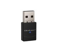 56984 Scheda Computer: Rete WiFi USB A-Spina USB 2.0 Nero QOLTEC