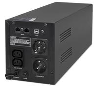 Qoltec UPS Line Interactive | Monolith | 2000VA | 1200W | USB | RJ45