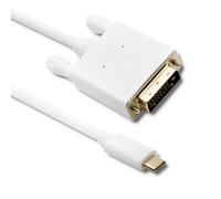 Qoltec USB 3.1 Typ C Stecker/DVI Stecker | 4K | Alternate Mode | 2m