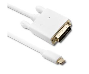 Qoltec USB 3.1 Typ C Stecker/DVI Stecker | 4K | Alternate Mode | 2m