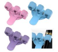 QOMJUFA Portapenne Triplo con Fermaglio Ideale, 6pcs Clip Portapenne in Acciaio al Manganese Penna Organizzatore per Laptop e Appunti a Aasa, Ufficio