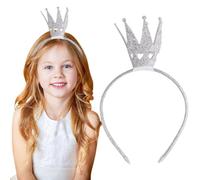QOMJUFA Tiara Glitter di Qualità - Cerchietto Principesco per Bambine. QOMJUFA, il Marchio Che Mette In Scena lo Shine e lo Stile. Ideale per Feste, Occasioni Speciali e Foto - momenti