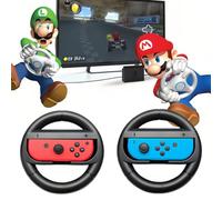 QOMJUFA Volante per Switch & Switch OLED, Volante da Corsa Joy-Con, Ideale per Mario Kart 8 Deluxe