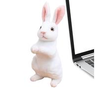 Qooplu Coniglietto di Pasqua | Realistico peluche coniglietto pasquale - Giocattolo di peluche a forma di coniglietto Ottimo regalo per i bambini