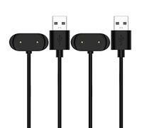 Qoosea [2-Pack Cavo di Ricarica per Amazfit GTR 2/GTR 2e/BIP U/T-Rex Pro, Dock di Ricarica per Amazfit GTS 2/GTS 2e/GTS 2 Mini, Caricabatteria Magnetico USB Cavo di Ricarica di Ricambio