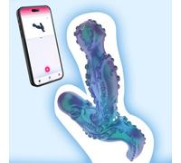 Qoosea 360°Rotante Masseur de Prostate Anal Vibratore 9 Modalità di Rotazione & 9 Modalità di Vibrazione Giocattolo per Adulti per Uomini e Donne Plug Anal con Telecomando Masseur di Clitoride