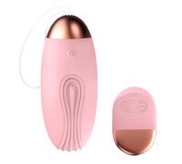 Qoosea Vibratore Telecomando Distanza Bullet Vibrator, Vibratori Donna Sex Toys con 10 Modalità di Vibrazione, Giocattoli Sessuali Vibratoreper punto G, Ovetto Vibrante per Adulti Coppia, Rosa