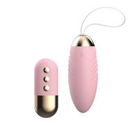 Qoosea Vibratore Telecomando Distanza Bullet Vibrator, Vibratori Donna Sex Toys con 10 Modalità di Vibrazione, Giocattoli Sessuali Vibratoreper punto G, Ovetto Vibrante per Adulti Coppia, Rosa