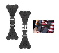 QOPAHI Cinghia di bloccaggio anti fuga, imbracatura per bambini a forma di orso, clip di sicurezza, impedisce ai bambini/bambini di togliere le braccia da seggioloni, passeggini, redini per bambini