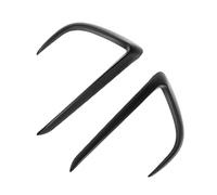 QOPUYNH Lampada Nebbia Griglia Auto Car Front Fog Light Blade Trim Light Eyebrow Wind Knife for Model Y 2019-2023 ABS Fog Lamp Decorate Bumper Cover Sticker(Matte Black)