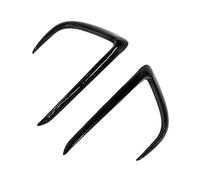 QOPUYNH Lampada Nebbia Griglia Auto Car Front Fog Light Blade Trim Light Eyebrow Wind Knife for Model Y 2019-2023 ABS Fog Lamp Decorate Bumper Cover Sticker(Gloss Black)