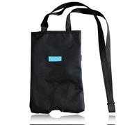 QOPZUJI Copriborsa per drenaggio, con Chiusura Interna di Sicurezza, per Scarico Addominale Nascosto con Cintura Coscia, Borsa a Tracolla per Il Corpo Post-operatorio(Nero, 1000ml)