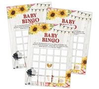 Qoqxjodd BBQ Baby Bingo Game, 30 carte da gioco, dai 15 anni in su, genere neutro, attività per feste