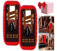 Qosigote 2-in-1 Leather Cleaner and Conditioner Restores Shine, Multi-Use Leather Oil Care Brush Easily Repair LeatherScratches for Jackets, Shoes, Bags, Sofas and Car Seats (2PC)