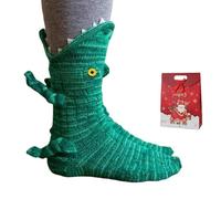 Qosigote 3D Knit Animal Socks, Boothcosly Animal Hugging Socks, 2026 New Novelty Warm Sock, Cute and Unique, Soft & Cozy, Xmas Gift for Unise (M)
