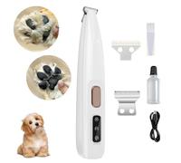 Qosigote Notdusk Calmclippers for Cats, Pet Microprecision Trimmer, Tailseew Dog Paw Trimmer, Waterproof Rechargeable Pet Shaver With Led Light, Paw Trimmer for Dogs Hair Between Paws (1pc)